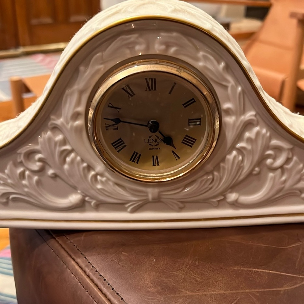 Mantle Clock Chippendale Gold Collection by Lenox